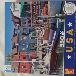 Ceaco Boat & Dock USA Puzzle 550pc